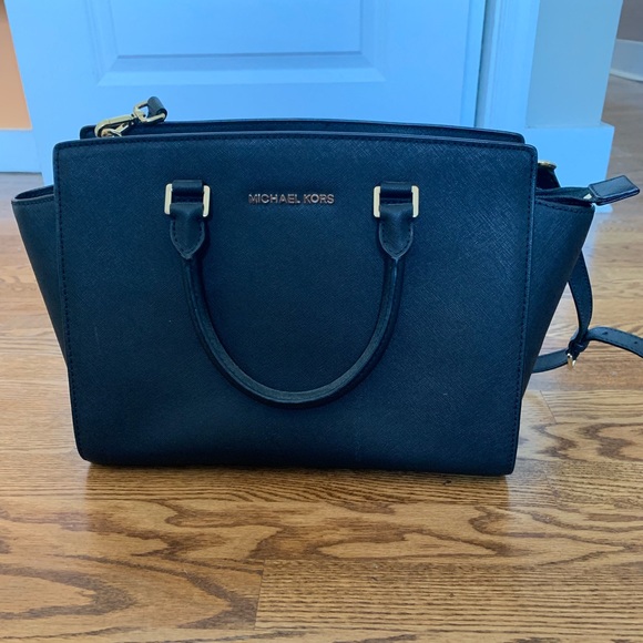 Michael Kors Large Selma Saffiano Satchel - Picture 1 of 7